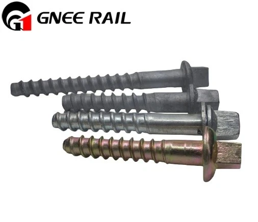 HDG Rail Sleeper Screw Spike HDG Rail Sleeper Screw Spike