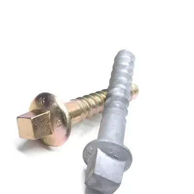 Picos de tornillo de riel de fijación de ferrocarril