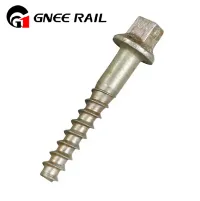 Tornillo para traviesas de madera de ferrocarril